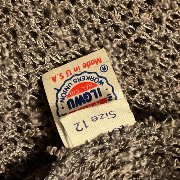 70s Knit Dress by RONNIE HELLER for MJ Pale Purple size 12 Boho Sweater Dress - Picture 4 of 5